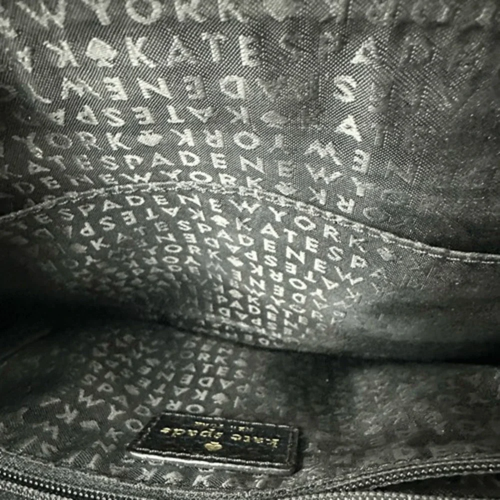 Kate‎ Spade Prospect Place Rima Crossbody Black Pebbled Leather Gold Hardware